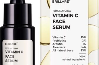 Brillare 10% Vitamin C Face Serum, Bright & Glowing Skin, With Probiotics & Aloe Vera(30 Ml)