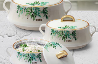 cello Midas Pack of 3 Thermoware Casserole Set(500 ml, 1000 ml, 1500 ml)