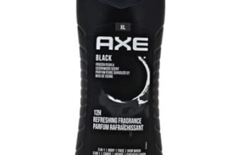 AXE Black 3 In 1 Body, Face & Hair Wash for Men, Long-Lasting Refreshing Frozen Pear Dermatologically Tested, 400ml