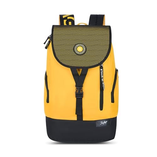 Skybags Grad Pro 03 25 Litre 2 Compartment Laptop Backpack Yellow