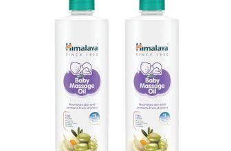 Himalaya Baby Massage Oil, 1L – 500ml x pack of 2 | with Vitamin E | for strong bones & muscles | No. 1 Doctor Prescribed Brand