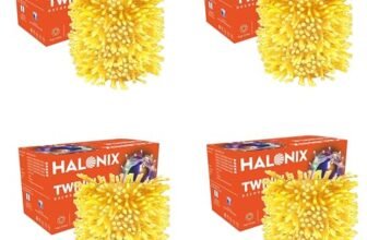 Halonix Twinkle 32 Feet Yellow 46 LED Decorative Light | Diwali Lights for Decoration for Home | Fairy Light | Festival Light | Curtain Light for Decoration | String Light for Diwali | Pack of 4