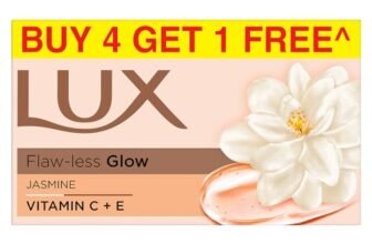 Lux Flaw-less Glow Bathing SoapBuy 4 Get 1 Free|150g infused with Vitamin C & E |For Superior Glow|