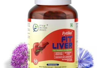 Fytika Fit Liver Detox Supplement with Milk Thistle (60 Tablets) | For Healthy and Strong Liver| Enriched with Milk Thistle, Kalmegh, Kutaki, Curcumin, Bhuiamlaki and Probiotics