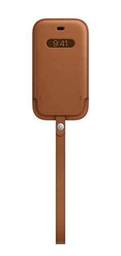 Apple Leather Sleeve Basic Case with MagSafe for iPhone 12 Mini (Saddle Brown)