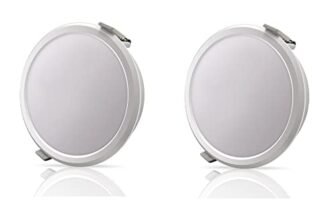 SYSKA Rdl Led Slim Downlight (Cool Day Light, Polycarbonate) (Yellow, SSK-RDL-R-12W, 2, SSK-RDL-R-12W-3000K)