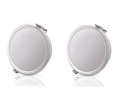 SYSKA Rdl Led Slim Downlight (Cool Day Light, Polycarbonate) (Yellow, SSK-RDL-R-12W, 2, SSK-RDL-R-12W-3000K)