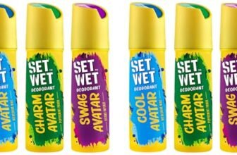 SET WET Deodorant Spray Perfume Cool, Charm & Swag Avatar for men, 150ml (Pack of 6)