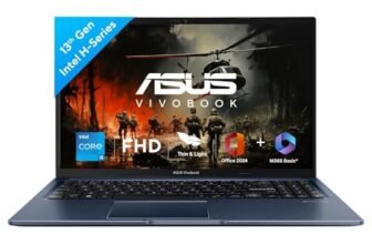 ASUS Vivobook 15, Smartchoice,Intel Core i5 13th Gen 13420H,16GB RAM, 512GB SSD, FHD 15.6″,Windows 11, Office Home 2024, Quiet Blue, 1.70 kg, X1502VA-BQ836WS,Intel UHD iGPU, M365 Basic (1Year)* Laptop