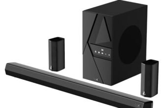 boAt Aavante Bar 3600/3500, 500W Signature Sound,5.1CH, Wall Mountable Design, Bass & Treble with Master Remote Control, Bluetooth Sound Bar, Home Theatre Soundbar Speaker (Premium Black)