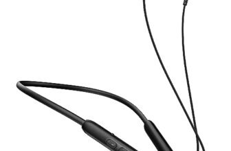 boAt Rockerz 245 v2 Pro, 30HRS Battery, ENx Tech, Fast Charge, Low Latency, Dual Pairing, Magnetic Ear Buds, IPX5, Type-C Interface, Bluetooth Neckband with Mic in Ear Earphones (Active Black)