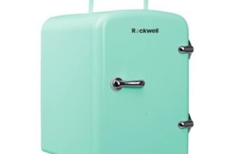 ROCKWELL 4L Car/Home Mini Cooler and Warmer for Drinks, Skincare, Cosmetics,Snacks & Medicine – Green