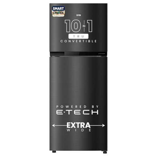 IFB Smart Choice 241L 3 Star Tru Convertible 10-in-1 Advanced Inverter Frost Free Double Door Refrigerator (IFBFF-2913DKSET, Metal Black, 360 Degree Cooling, Extraordinary Space)