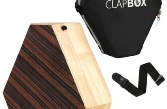 Clapbox Travel Cajon (2-sided), Snare, Bongo – Rubber wood with Carry Bag