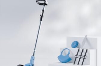 Lifelong Cordless Grass Cutter 21V | 25cm Cutting Width | 2-in-1 Lawn Mower & Trimmer | 2X Rechargeable Battery | Adjustable Height | Wheels & Foldable Handle | Heavy-Duty Blades | Garden & Farm Use