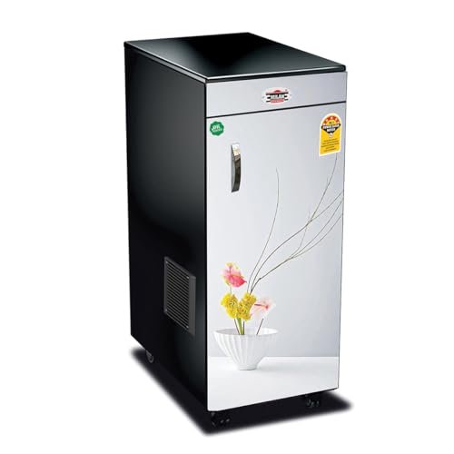 Milan Fully Automatic Domestic Flour Mill Machine – Atta Chakki, Aata Maker, Ghar Ghanti | 8-10 Kg/Hr Grinding Capacity, 4.5 Kg Hopper | 2880 RPM Motor | Low Voltage Operation (175V)(Small Pot)