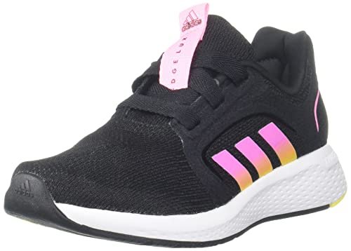 adidas Womens Edge Lux 5 CBLACK/BEAMPK/BEAMYE Sneaker – 5 UK (GY4704)