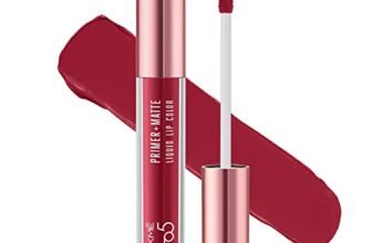 LAKMÉ 9 to 5 Primer + Matte Liquid Lipstick – Mp3 Dusty Rose, 4.2 ml