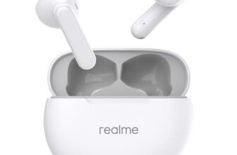 realme Buds T01 True Wireless in-Ear Earbuds with AI ENC for Calls, 13mm Dynamic Driver, Upto 28Hrs Battery, 88mm Latency, Bluetooth V5.4 & Google Fast Pair (White)