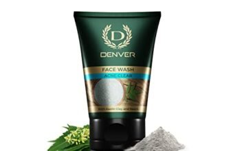 DENVER Acne Clear Face Wash – 100GM | Remove Acne & Lighten Dark Spots Face Gel for Men | Suitable for Oily Skin | All Skin Type