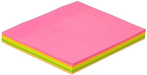 Amazon Brand – Solimo Sticky Notes Pad, Pocket-Size, Wirobound (3 x 4 Notes, 200 Sheets)