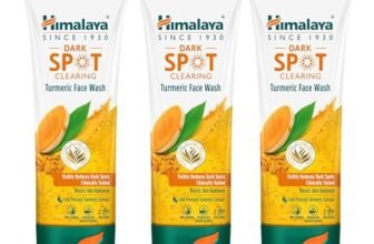 Himalaya Dark Spot Clearing Turmeric Face Wash | Reduce dark spots in 7 days | Organically sourced & Cold-pressed turmeric | 100ml (Pack of 3)