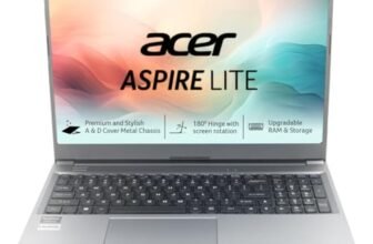 Acer Aspire Lite, AMD Ryzen 3 5300U Processor, 16 GB RAM, 512GB SSD, Full HD, 15.6″/39.62cm, Windows 11 Home, Steel Gray, 1.59KG, AL15-41, Metal Body, Premium Thin and Light Laptop