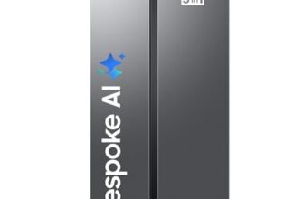 Samsung 653 L, 3 Star, Frost Free, Double Door, Convertible 5-in-1 Digital Inverter, Side By Side AI Enabled Smart Refrigerator with WiFi (RS76CG8003S9HL, Silver, Refined Inox)