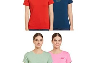 Amazon Brand – Symbol Women’s Regular Fit T-Shirt (SYM-AW22WTE-006_Multicolor 20 M)