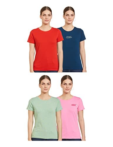 Amazon Brand – Symbol Women's Regular Fit T-Shirt (SYM-AW22WTE-006_Multicolor 20 M)