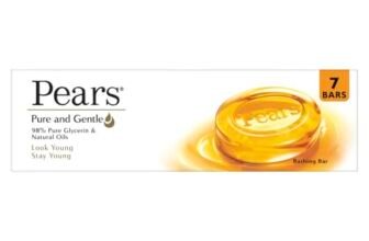 Pears Pure & Gentle Bathing Soap Bar 125 g (Combo Pack of 7) Moisturizing Glycerin Soap for Soft, Glowing Skin & Body – Paraben Free, For Men & Women