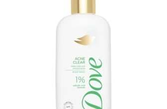 Dove Acne Clear Serum Body Wash|1% Salicylic Acid Formula| Clears and helps prevent acne | Paraben & SLS free | 300 ml