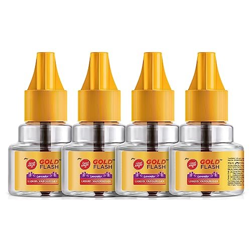 Good knight Flash Liquid Vapourizer | Mosquito Repellent Refill | Lavender Fragrance | Pack of 24 (45ml each)