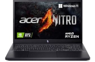 Acer Nitro V 15, AMD Ryzen 5 6600H Hexa-core Processor,NVIDIA GeForce RTX 4050-6GB GDDR6,16 GB, 512 GB, Full HD IPS, 15.6″/39.62 cm, 165 Hz, Win 11 Home,Obsidian Black, 2.1 kg, ANV15-41,Gaming Laptop
