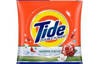 Tide Plus Detergent Washing Powder – 10kg Mega Saver Pack | Jasmine & Rose Fragrance | Removes deep-seated Oil, Gravy, Tea Stains | World’s No. 1 Detergent Brand