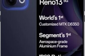 OPPO Reno13 5G (Luminous Blue,8 GB RAM, 128 GB Storage) with No Cost EMI/Additional Exchange Offers