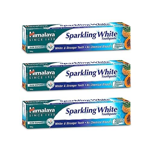 HIMALAYA SPARKLING WHITE TOOTHPASTE 150G (PO3)