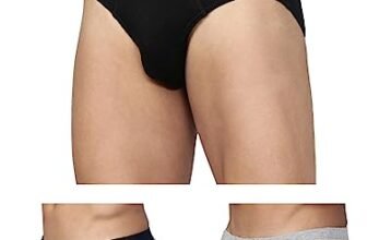 Levi’s Men’s Cotton Style #011 Comfort Regular Fit Solid Brief (Pack of 3) (#011-BRIEF-LT GMEL/BLK/Navy-P3_Lt. Grey Melange,Black, M)