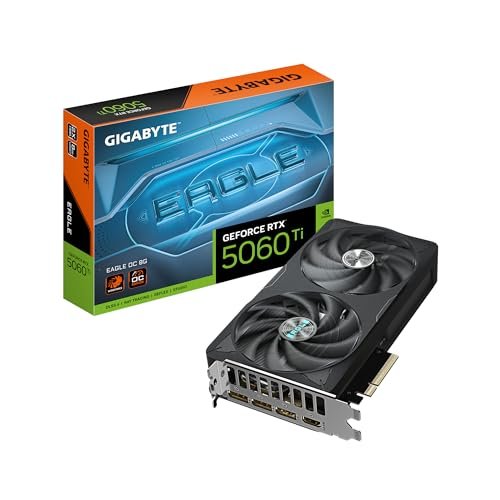 GIGABYTE GV-N506TEAGLE OC-8GD | GeForce RTX 5060 Ti Eagle OC 8GB GDDR6 Graphics Card