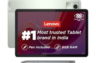 Lenovo Tab M11 with Pen| Wi-Fi Connectivity| 8 GB RAM, 128 GB ROM|11 Inch Screen| 90 Hz, 72% NTSC, FHD Display| Quad Speakers with Dolby Atmos|Octa-Core Processor |13 MP Rear Camera, Green
