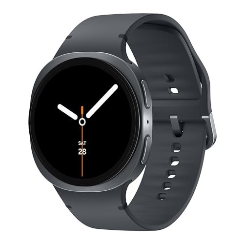 Samsung Galaxy Watch8 (44mm, LTE, Graphite) with 3nm Processor | Dual GPS | Sapphire Glass & Armor Aluminum | 5ATM & IP68 | BP, ECG, IHRN & Vascular Load Monitoring | Anti-oxidant Index