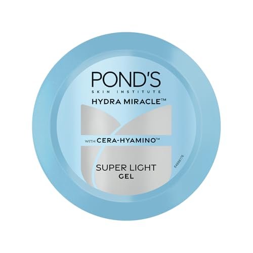 Pond's Super Light Gel Oil Free Face Moisturizer 300 g | With Cera-Hyamino for Ultimate Soft Smooth Skin – Daily Use