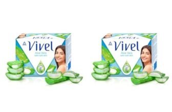 Vivel Aloe Vera Bathing Soap with Vitamin E for Soft Glowing skin, 1200g (150g – Pack of 8), Soap for Women & Men, For All Skin Types