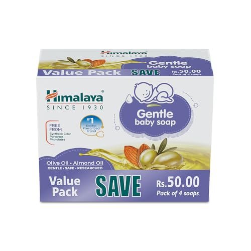 Himalaya Gentle Baby Soap Value Pack, 4 * 125g