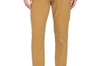 U.S. POLO ASSN. Men’s Solid Brandon Regular Fit Mid Rise Casual Trousers (USTROO0269_Khaki_36)