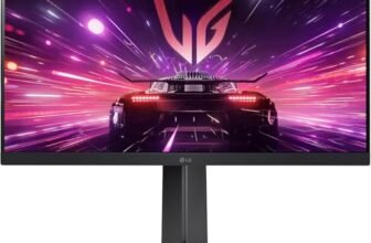 LG Ultragear 24GS65F, 24 inch (60.96 cm), IPS, Full HD 1920 X 1080, 180Hz, Black, 1ms, HDR 10, NVIDIA G-Sync Compatible, AMD FreeSync, Height/Pivot/Tilt Adjustable Stand, Borderless Gaming Monitor