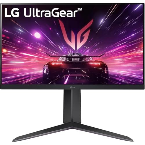 LG Ultragear 24GS65F, 24 inch (60.96 cm), IPS, Full HD 1920 X 1080, 180Hz, Black, 1ms, HDR 10, NVIDIA G-Sync Compatible, AMD FreeSync, Height/Pivot/Tilt Adjustable Stand, Borderless Gaming Monitor