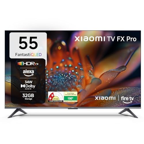 Xiaomi 138 cm (55 inch) FX Pro QLED Ultra HD 4K Smart Fire TV L55MB-FPIN
