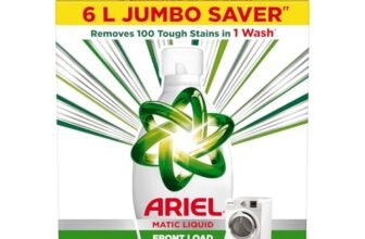 Ariel Liquid Detergent Front Load – 6L | Removes 7 day dried-in Stains in 1 wash inside Washing Machine | Now at Price of Powders | Amazing Fragrance | Protects Colours | Dissolves Faster