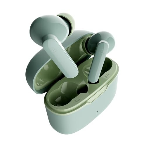 boAt Airdopes Ultra Plus, 50 H Battery, 4Mics ENx, ASAP Charge, Low Latency, Stream Ad Free Music via App Support, Bluetooth Earbuds, TWS Ear Buds Wireless Earphones with mic (Olive Slate)